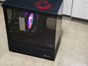 宁美 定制 N系列 台式电脑机箱风扇 主机散热风扇 LED 炫光 12CM 静音 降温 /单拍不发货/搭配主机下单 棱镜6PRO ARGB 黑色 实拍图