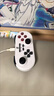 无线迷你游戏手柄适配switch电脑switch2游戏机蓝牙手柄体感震动六轴陀螺仪XBOX360口袋手柄儿童 【迷你手柄-白色】X-box布局 实拍图