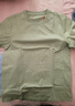 京东京造【情侣纯棉T】t恤男男女秋季新款衣服打底衫长袖 卡其 S 实拍图