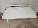舒福思可折叠书桌床边电脑桌家用学生学习桌成人简易办公写字桌子折叠桌 M码80x48cm 白色 (免安装) 实拍图