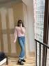 ZHR则则英伦单鞋女春秋经典通勤乐福鞋女系带百搭粗跟女鞋复古增高小皮鞋 实拍图