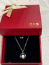 周六福S925银淡水珍珠项链吊坠 生日礼物X0612435 40+5cm 新年礼物 实拍图