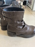 达芙妮美拉德棕色靴子女秋冬季加绒短靴短靴2025新款秋季马丁靴 实拍图