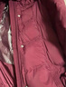 坦博尔羽绒服女中长款带帽宽松舒适保暖妈妈款外套510560D 蝶羽红 170  实拍图