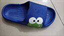 儿童拖鞋夏季外出洗澡居家内防臭防滑男童厚底外穿亲子抗菌凉拖鞋 厚底防滑版-【宝蓝色】 单层 9青蛙 34 /34-35 长度 215 实拍图