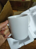 美厨（MAXCOOK）陶瓷马克杯情侣杯子 家用水杯咖啡牛奶早餐茶杯带盖勺白色MCB2924 实拍图