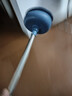 马桶搋子厕所卫生间马桶下水道堵塞皮搋强力疏通器通管道专用工具 皮搋子-【吸头+杆子】深蓝色 无规格 实拍图