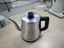 金灶（KAMJOVE） 茶艺专用泡茶烧水壶优雅长嘴电热水壶随手泡开水壶自动断电热水壶煮水壶家用1L 1L T-93（不锈钢色） 实拍图