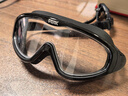 匹克成人游泳镜泳帽男女潜水装备防水防雾高清大框镜帽套装黑 实拍图