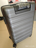 90分行李箱20英寸莱茵河经典款 拉杆箱登机旅行箱万向轮密码箱钛金灰 实拍图