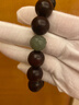 妍韵珠宝印度小叶紫檀手串文玩佛珠檀香和田玉貔貅转运珠男女士手链15mm 实拍图