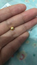 金小貅转运珠黄金串珠配件999足金金珠硬金古法配珠光面隔珠圆形散珠 0.6g,6mm古法珠-1颗-重版 实拍图