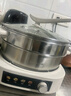 小熊（Bear）0涂层电火锅 火锅专用锅电锅家用4-6个人不粘分体式可拆洗多功能电蒸锅不锈钢电煮锅4L火锅锅H40S1 实拍图