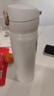 膳魔师（THERMOS）不锈钢保温杯水杯学生杯子生日礼物儿童车载团购定制刻字JNL-502 珍珠白 500ml 实拍图