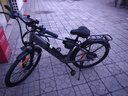 五羊锂电池助力电动自行车禧玛诺变速超长续航山地车男女士双碟刹单车 暗隐灰T5V-15A-26寸-助力续航约-150km 实拍图