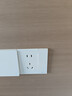 公牛（BULL）开关插座G57蝶翼超薄一开单控五孔带开关插座G57E333A暮雪白暗装 实拍图