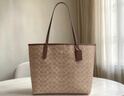 蔻驰（COACH）【品牌直供】女士CITY大号单肩托特包电脑包CV976新年礼物 实拍图