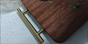 双枪乌金檀木整木菜板 百年龄砧板家用切菜案板抗菌实木菜板36*24*2.5 实拍图