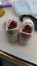 泰兰尼斯春季学步鞋男宝宝鞋子女童婴儿鞋透气软底机能鞋白/粉（超纤）19 实拍图