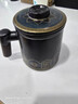 宅轻松 茶杯陶瓷茶水分离泡茶杯家用办公带盖带过滤茶漏复古水杯茶具 实拍图