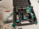 绿林小钢炮16.8V无刷冲击电钻锂电动螺丝刀【冲击+敲击】50N.M两电池 实拍图