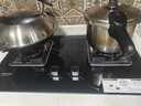 前锋（CHIFFO）燃气灶家用嵌入式双灶七扇炫火5.0kW猛火灶玻钢一级能效自适应免改孔JZT-QD305-B 实拍图
