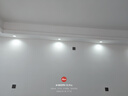 公牛（BULL）LED金属筒灯MT-K4R5D-BS漆白色4.5W3寸三色变光 实拍图
