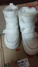 百丽（Belle）牛皮厚底羊毛雪地靴女靴加绒保暖休闲短靴棉鞋D1X1DDD4 米白-亮面皮 38 (240mm) 实拍图