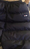 保姆鹅 儿童羽绒裤宝宝羽绒裤男童女童外穿羽绒裤羽绒内胆裤[NM2173] 炭黑 140 实拍图