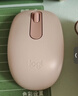 罗技（Logitech）M196 无线蓝牙鼠标 办公鼠标 笔记本商务办公家用 小巧便携 对称手型 珍珠白 实拍图