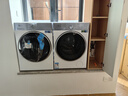 小天鹅（LittleSwan）小乌梅3.0奶油白 洗烘套装 10KG滚筒洗衣机全自动+变频热泵烘干机 蒸汽护理 VE40W+VE40W 国家补贴 实拍图