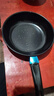 【亏本清仓】韩式麦饭石色不粘锅平底锅铁锅电磁炉不带盖 黑色小煎锅 16cm 实拍图