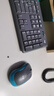 罗技（Logitech）MK275 键鼠套装 无线键鼠套装 办公键鼠套装 全尺寸 商务键鼠套装 带无线2.4G接收器 黑蓝色 实拍图