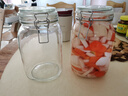 拜杰玻璃密封罐储物瓶泡酒容器玻璃瓶子蜂蜜瓶罐头瓶泡菜坛子1500ml*2 实拍图