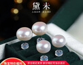 黛米极简系列8-9mm无核淡水珍珠耳钉S925银新年礼物送女友 实拍图