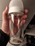 贝亲（Pigeon）玻璃奶瓶宽口径防胀气240ml M号奶嘴 3月+ AA187  实拍图