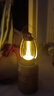 【露营灯】创意复古手提小夜灯网红迷你氛围小马灯桌面摆拍油灯 复古手提小夜灯【金色1个】 实拍图