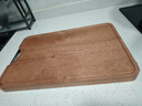 双枪乌金檀菜板 百年龄整木砧案板家用切菜食品抗菌防霉实木40*27*2.5 实拍图
