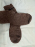 丁丁羊2025新品93%美利奴羊毛袜男款秋冬季女款毛圈加厚中筒保暖休闲袜 实拍图