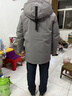 京东京造羽绒服男短款男士连帽滑雪服派克服外套男新年衣服 灰色 S 实拍图
