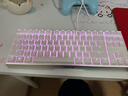 CHERRY樱桃MX 3.0S TKL机械键盘有线游戏电竞键盘 办公电脑键盘 铝合金外壳 侧刻键帽无钢板结构87 白色 RGB 红轴 实拍图