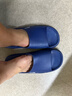 回力静音男士室内户外穿厚底防滑速干洗澡凉拖鞋HL3A23深蓝40-41码 实拍图