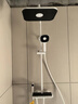 九牧（JOMOO）花洒淋浴套装雅白琴键自动除垢精铜水路淋浴器36602-536/KB-1 实拍图