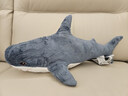 宜家（IKEA）布罗艾鲨鱼抱枕公仔玩偶生日礼物毛绒玩具送女生网红睡觉可爱 幼鲨55 cm 实拍图
