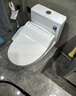 恒洁（HEGII）马桶568 超旋风双漩大冲力虹吸式抗菌家用节水坐便器DC0568DT-305 实拍图