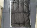 京东京造【零压排骨羽绒】轻薄羽绒服男外套冬季防钻绒马甲背心曜石黑2XL 实拍图