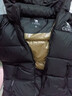 骆驼（CAMEL）[黑钻3.0]羽绒服男90%绒保暖时尚显瘦高蓬羽绒服女 A13CAPN110A5，幻影黑 ，中性（金箔内） XS 实拍图