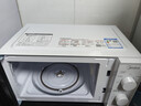美的（Midea）家用小型快捷微波炉 双旋钮操控 一级能效五档火力 智能解冻360°旋转加热   M13J 乳白色 M13J 实拍图