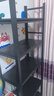 唐辑书架书柜家用落地置物货架学生钢制收纳储物架子 黑五层60*30*160 实拍图