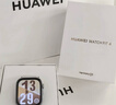 华为HUAWEI WATCH FIT 4 悦动白氟橡胶表带 华为运动智能手表超轻薄大屏潮流运动蓝牙通话睡眠监测fit4 实拍图